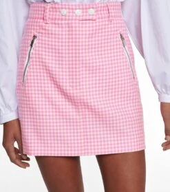 Miu Miu Karierter Minirock Aus Schurwolle -Odabashsa Geschaft P00528376 d1