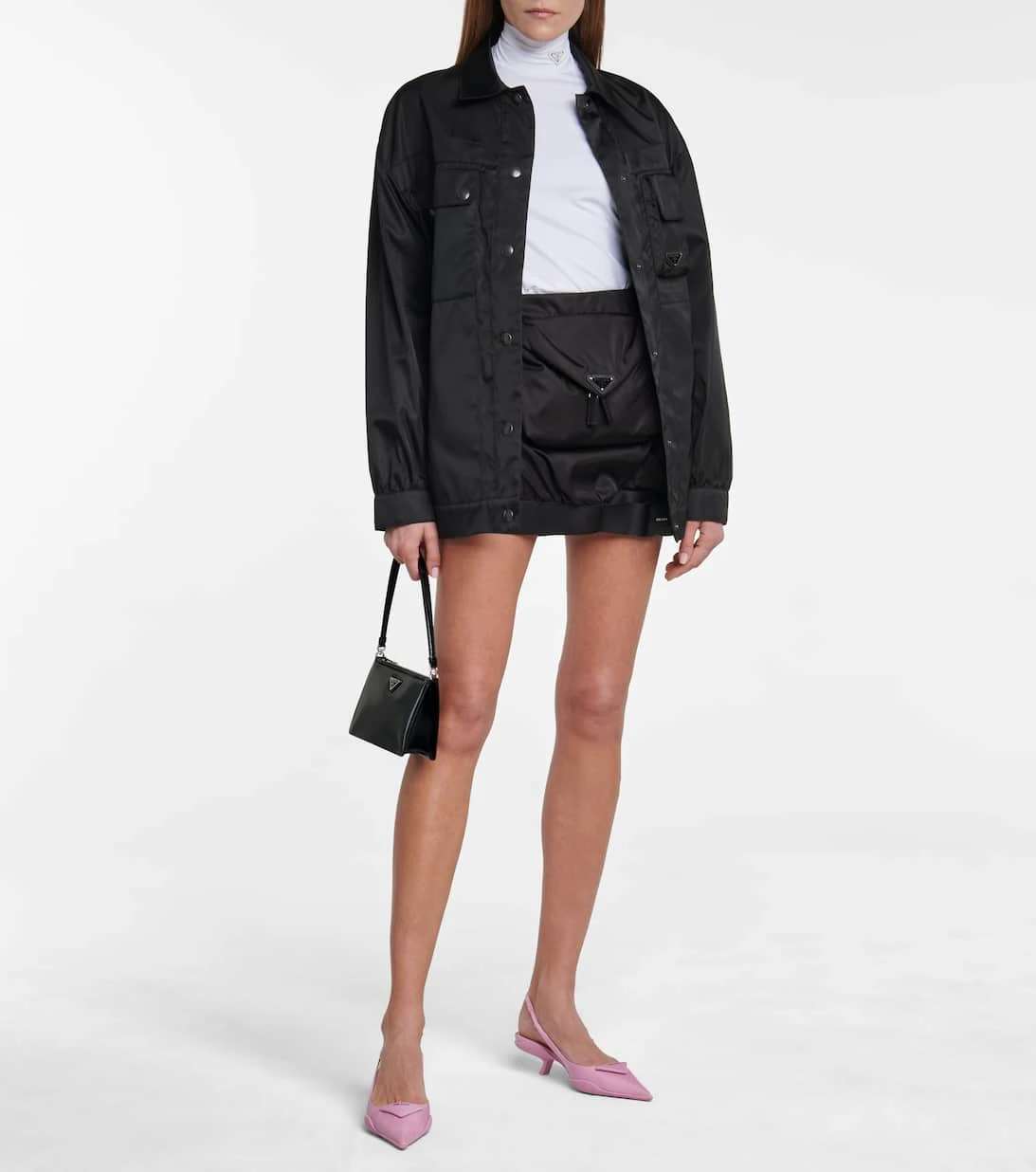 Prada Minirock Aus Re-Nylon 2 Prada Minirock Aus Re-Nylon – Bild 2