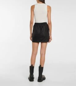 Minirock Aus Nylon -Odabashsa Geschaft P00553255 b2