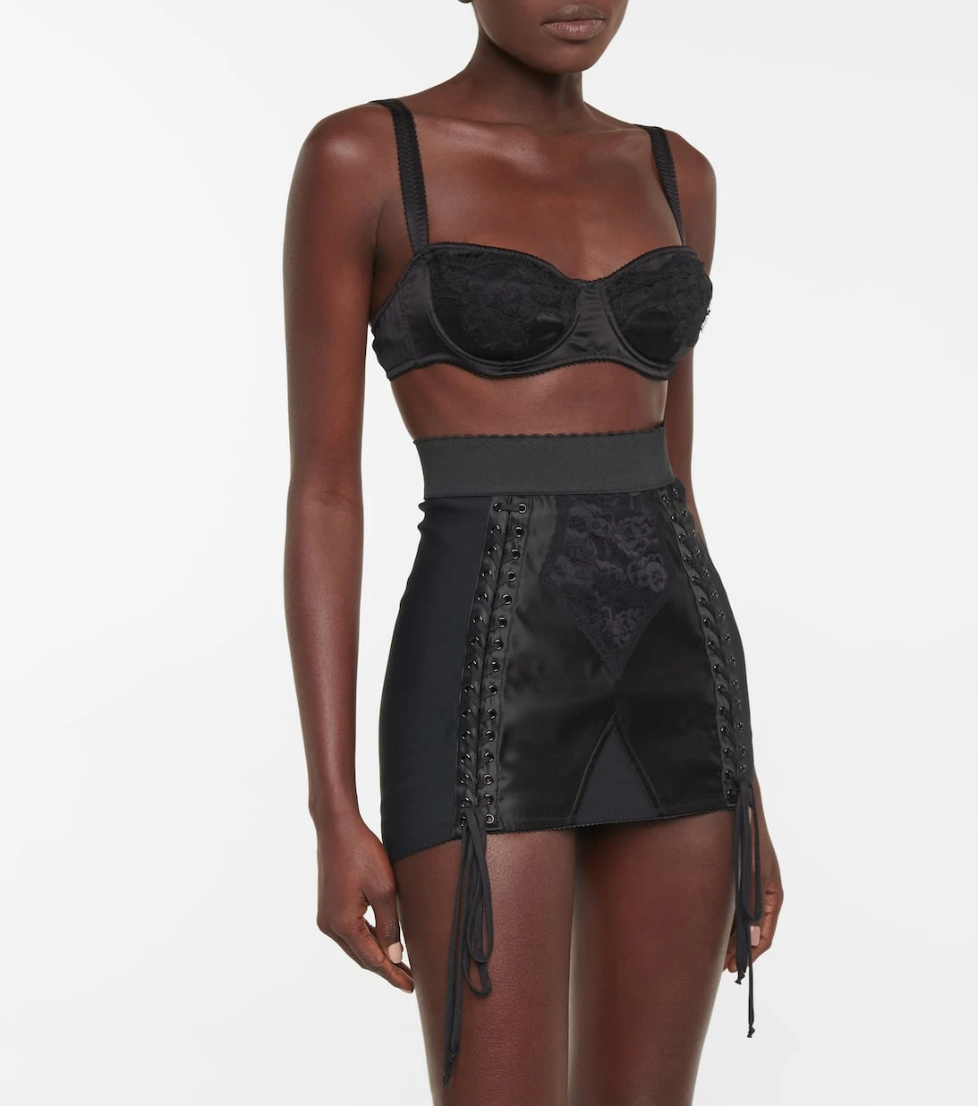 Dolce & Gabbana High-Rise-Minirock Mit Spitze 2 Dolce & Gabbana High-Rise-Minirock Mit Spitze – Bild 2