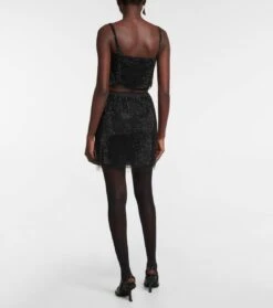 Prada Verzierter Minirock 6 Prada Verzierter Minirock -Odabashsa Geschaft P00623615 b2