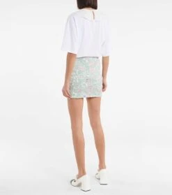 Miu Miu Minirock Aus Brokat 6 Miu Miu Minirock Aus Brokat -Odabashsa Geschaft P00623981 b2