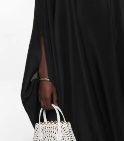 ALAIA Kaftan Aus Seiden-Georgette -Odabashsa Geschaft P00634328 d2