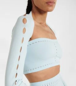 ALAIA Bolero Aus Tech-Material -Odabashsa Geschaft P00634536 d1