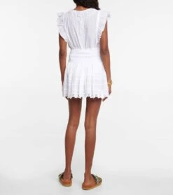 Minirock Galia Aus Baumwolle -Odabashsa Geschaft P00668905 b2