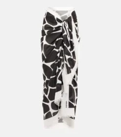 Valentino Bedruckter Cover-up Aus Baumwolle