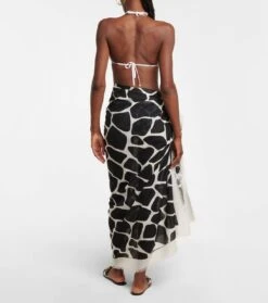 Valentino Bedruckter Cover-up Aus Baumwolle -Odabashsa Geschaft P00687461 b2