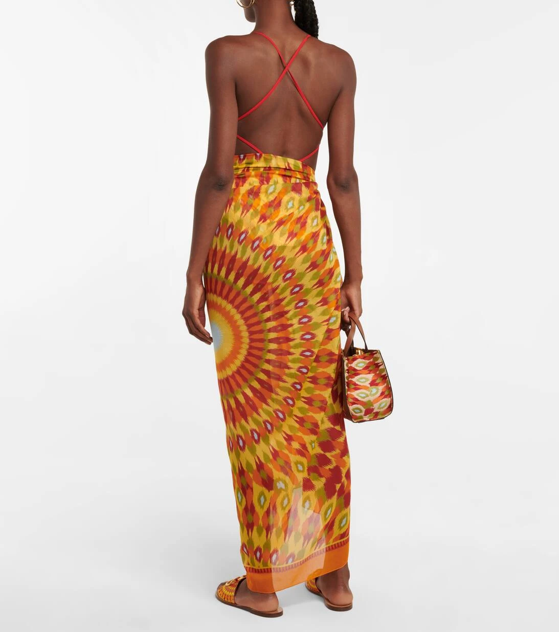 Valentino Bedruckter Pareo Aus Seide Und Baumwolle 3 Valentino Bedruckter Pareo Aus Seide Und Baumwolle – Bild 3