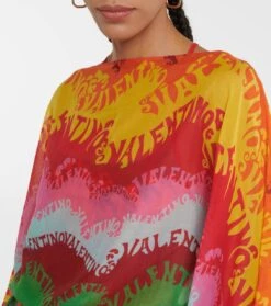Valentino Kaftan Aus Seide Und Baumwolle -Odabashsa Geschaft P00692718 d1