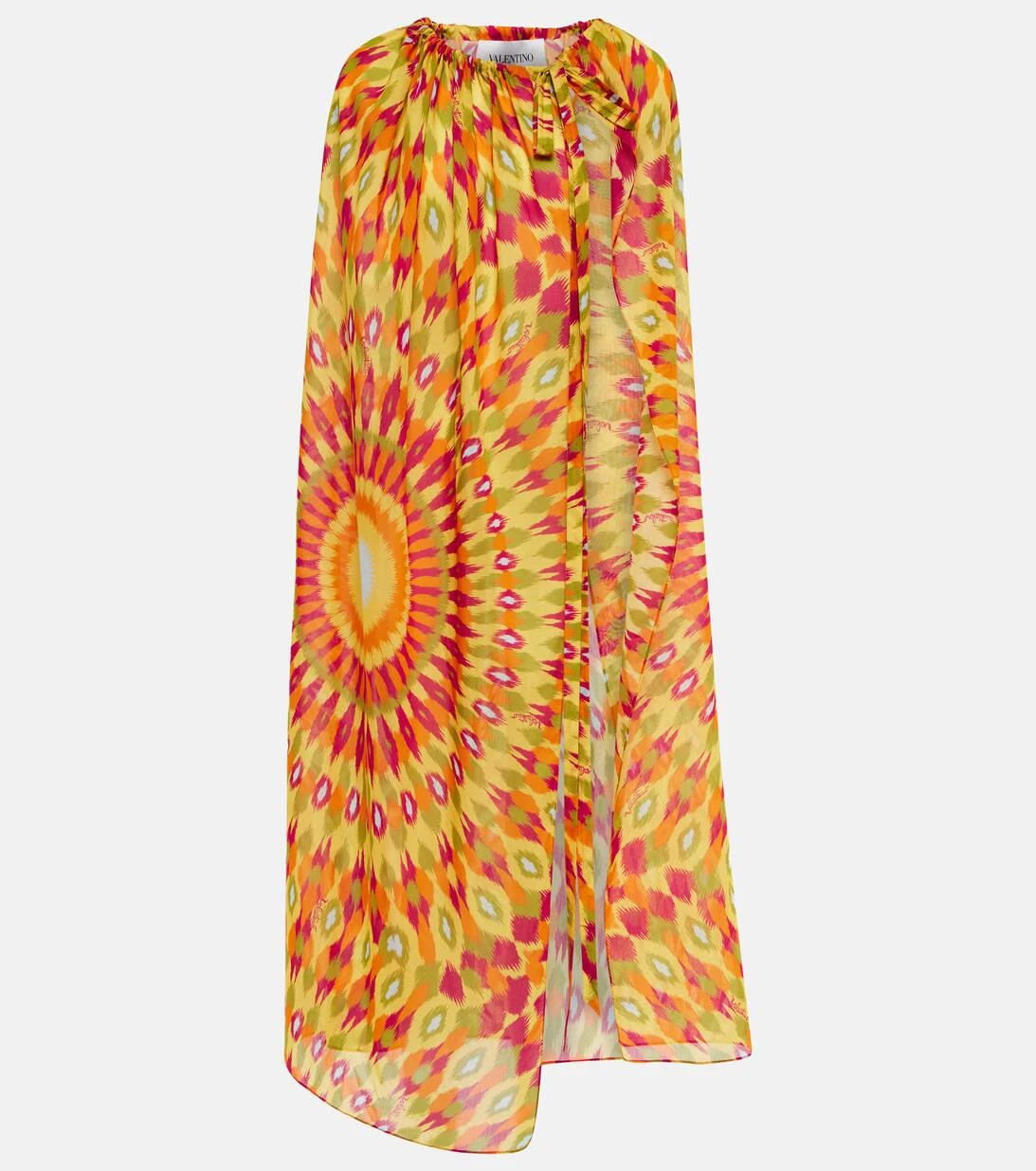 Valentino Cover-up Aus Seide Und Baumwolle 1 Valentino Cover-up Aus Seide Und Baumwolle