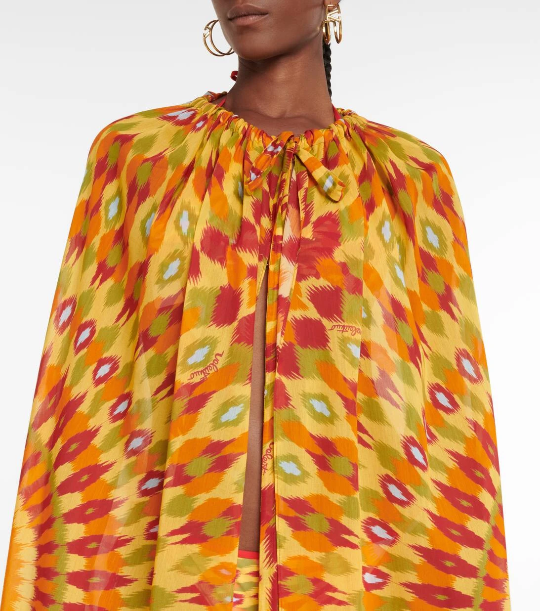 Valentino Cover-up Aus Seide Und Baumwolle 4 Valentino Cover-up Aus Seide Und Baumwolle – Bild 4