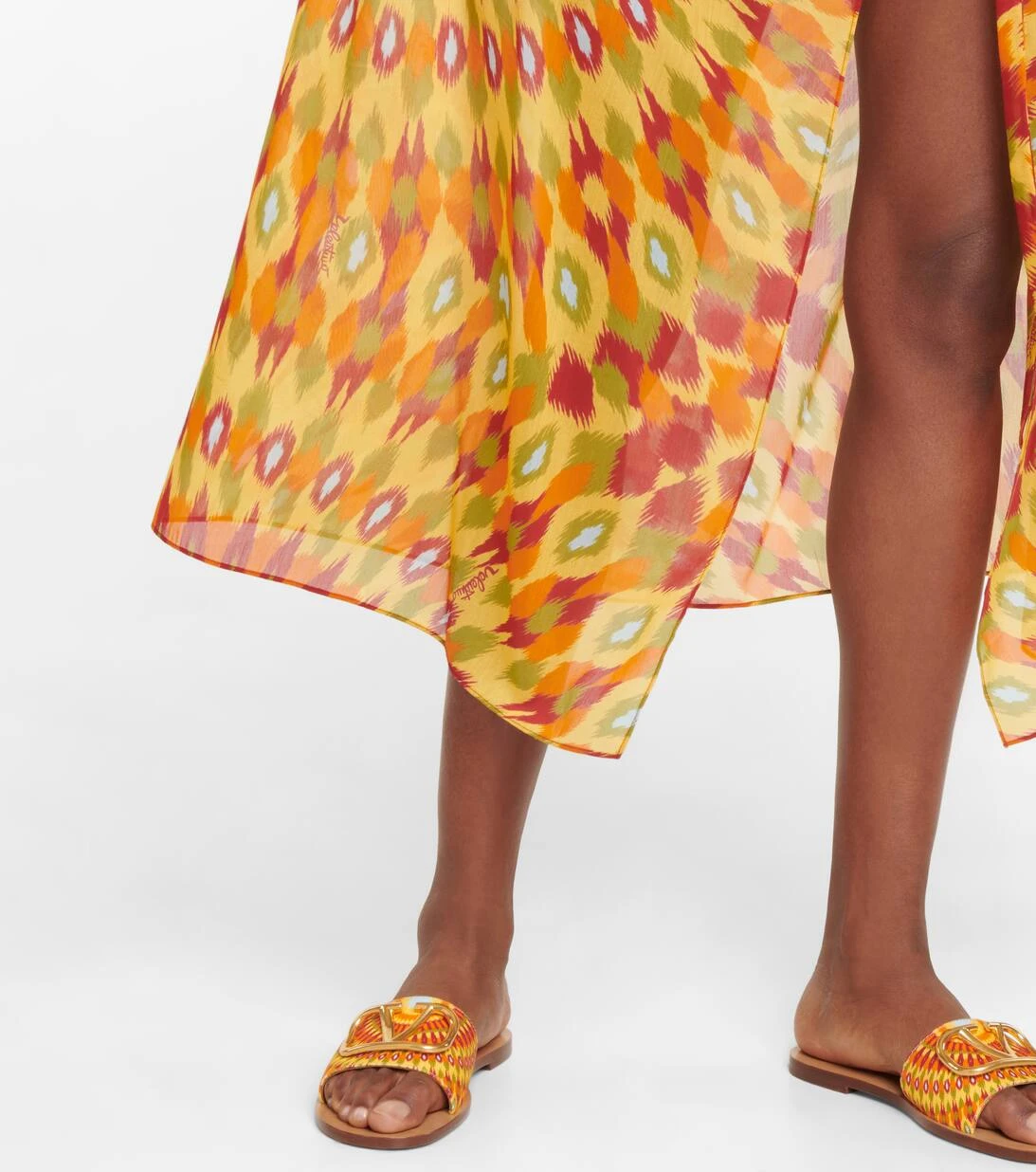 Valentino Cover-up Aus Seide Und Baumwolle 5 Valentino Cover-up Aus Seide Und Baumwolle – Bild 5