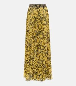 Versace Hose Barocco Mit Weitem Bein