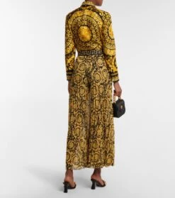 Versace Hose Barocco Mit Weitem Bein -Odabashsa Geschaft P00698987 b2