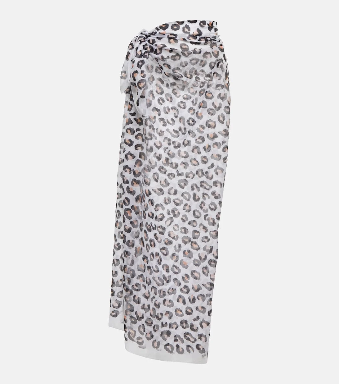 ALAIA Cover-up Aus Baumwolle Mit Leopardenmuster 1 ALAIA Cover-up Aus Baumwolle Mit Leopardenmuster