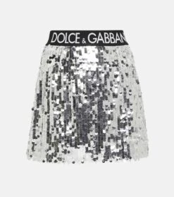 Dolce & Gabbana Minirock Mit Pailletten