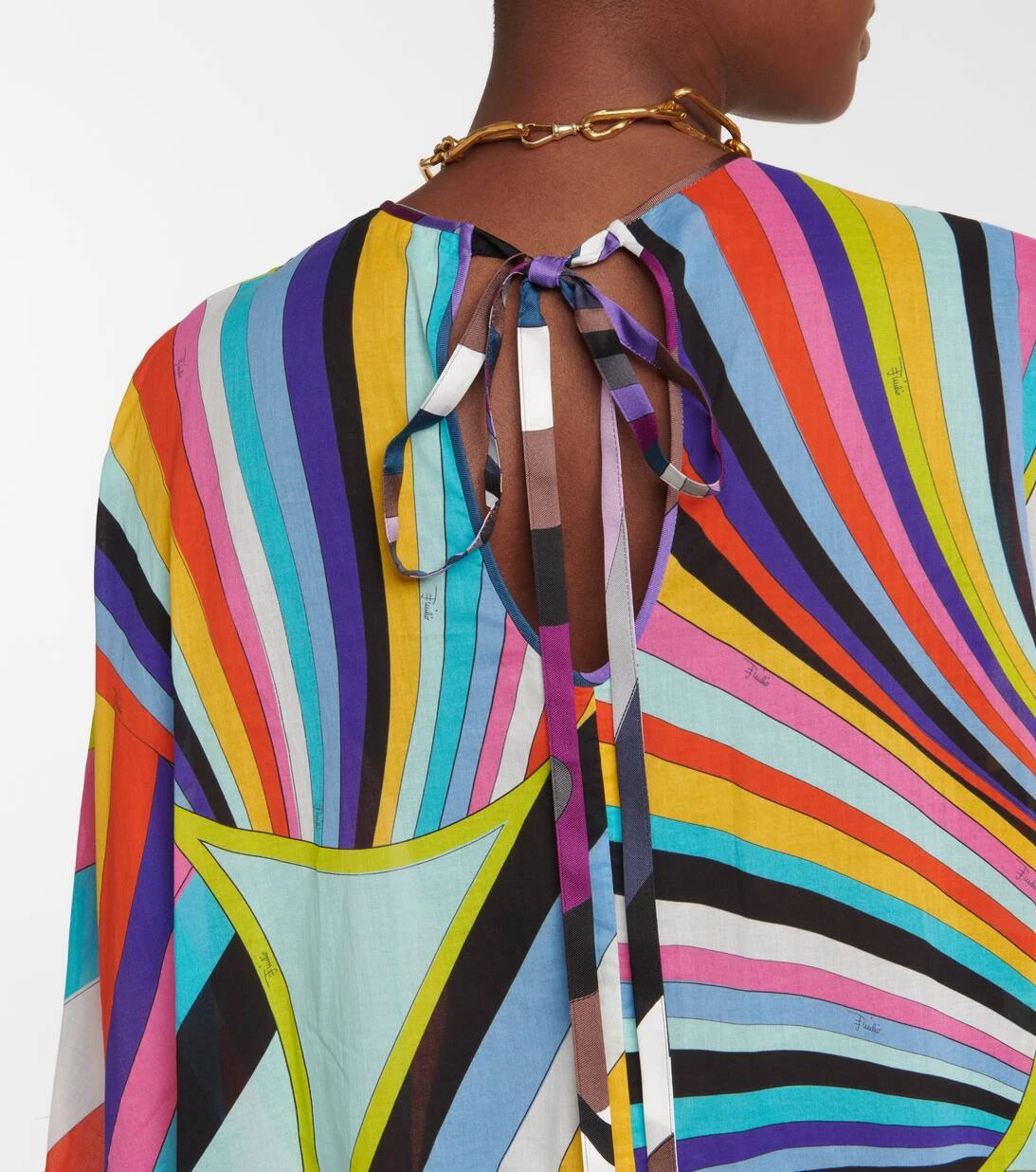 Maxikleid Aus Baumwolle 5 Maxikleid Aus Baumwolle – Bild 5