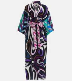 Robe Aus Crêpe De Chine