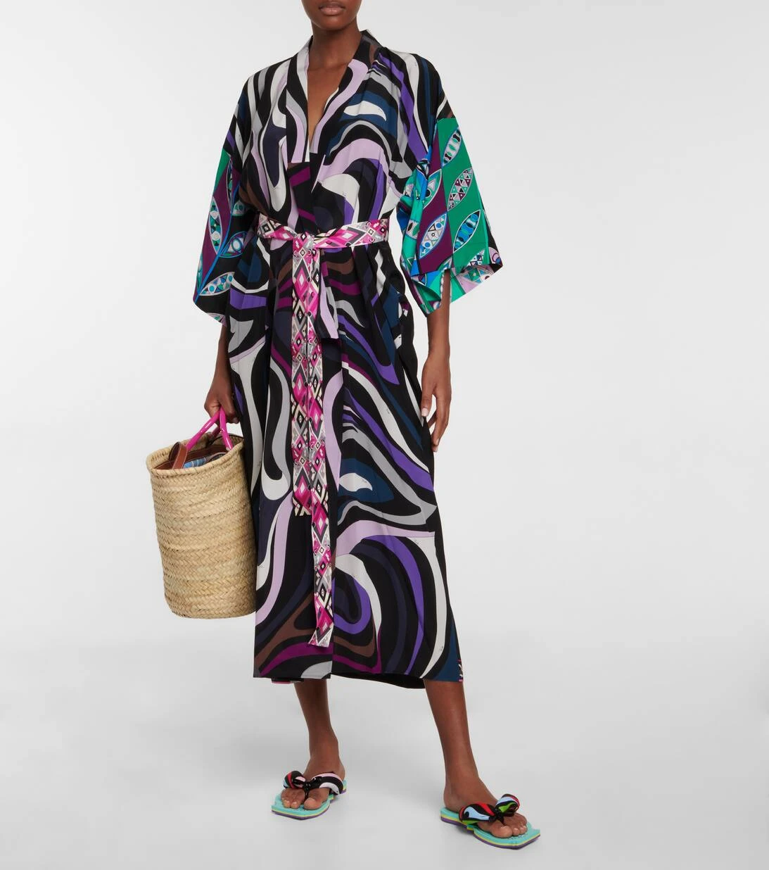 Robe Aus Crêpe De Chine 2 Robe Aus Crêpe De Chine – Bild 2