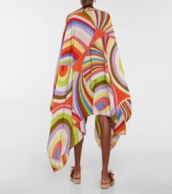 Bedruckter Kaftan Aus Seide -Odabashsa Geschaft P00708230 b2