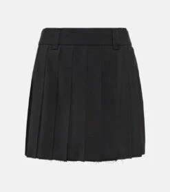 Miu Miu Minirock Aus Wolle Und Mohair