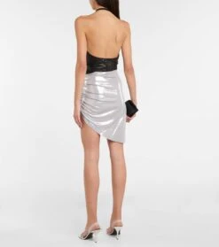 Norma Kamali Minirock Aus Lamé 6 Norma Kamali Minirock Aus Lamé -Odabashsa Geschaft P00737036 b2