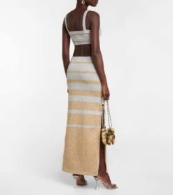 Paco Rabanne Maxirock Aus Strick -Odabashsa Geschaft P00739081 b2