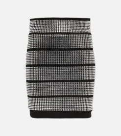 Verzierter Minirock Aus Jersey