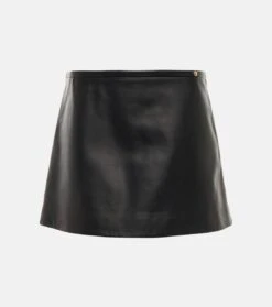 Versace Minirock Medusa Aus Leder