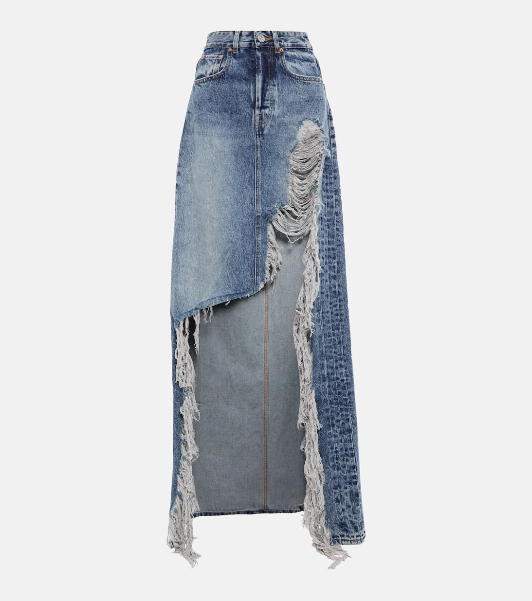VETEMENTS Maxirock Aus Denim 1 VETEMENTS Maxirock Aus Denim