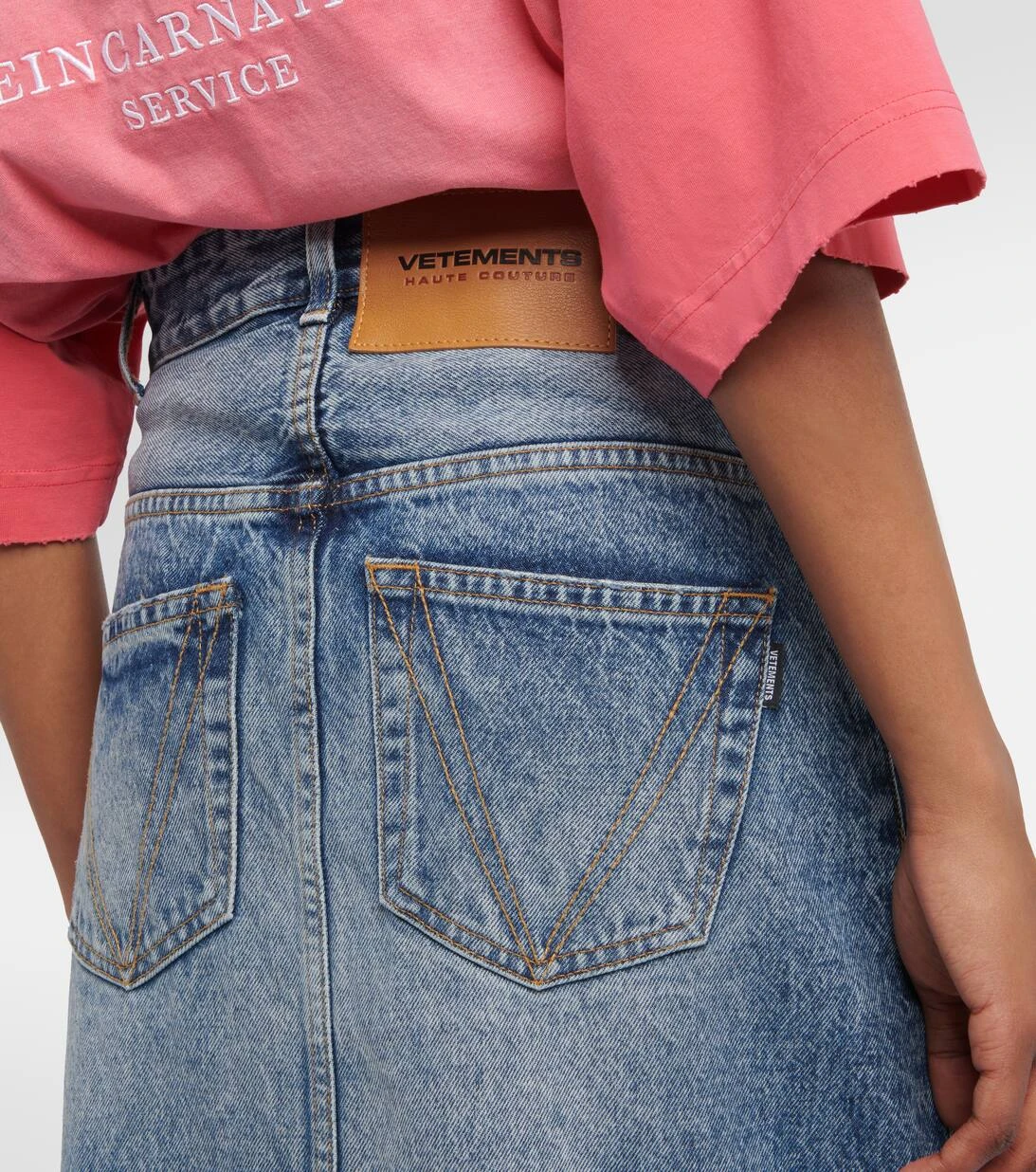 VETEMENTS Maxirock Aus Denim 5 VETEMENTS Maxirock Aus Denim – Bild 5