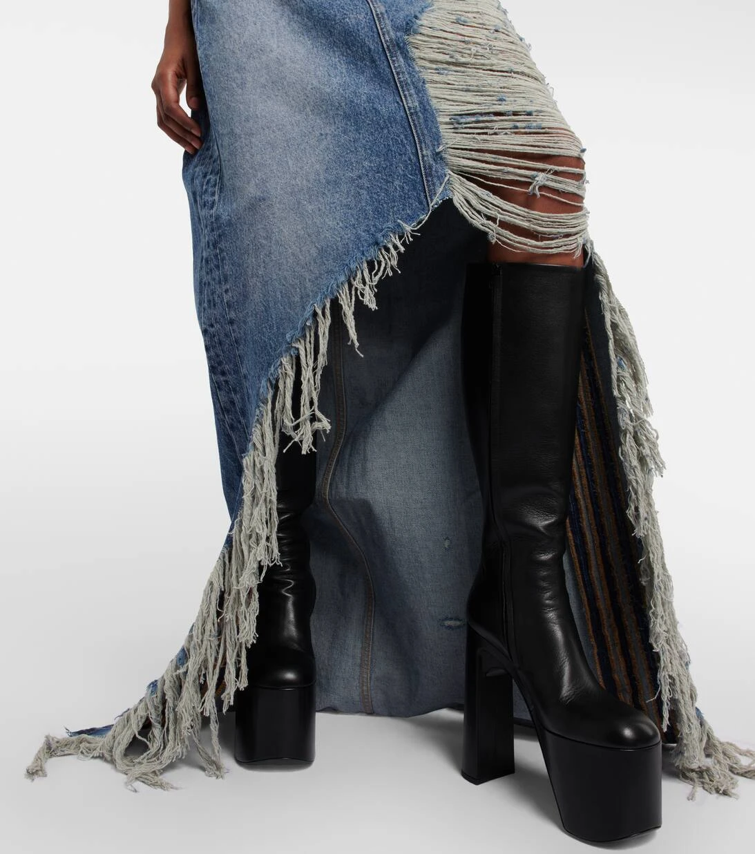 VETEMENTS Maxirock Aus Denim 6 VETEMENTS Maxirock Aus Denim – Bild 6