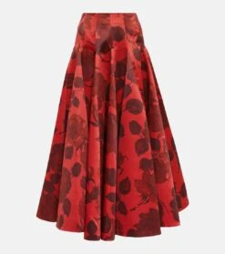 Maxirock Vonda Aus Taft-Faille