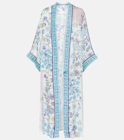 Bedruckter Kaftan Erica Aus Satin
