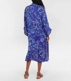 Bedruckter Mantel Erica Aus Satin -Odabashsa Geschaft P00746536 b2