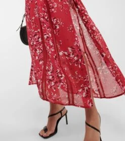 Bedrucktes Maxikleid Attika -Odabashsa Geschaft P00746557 d2