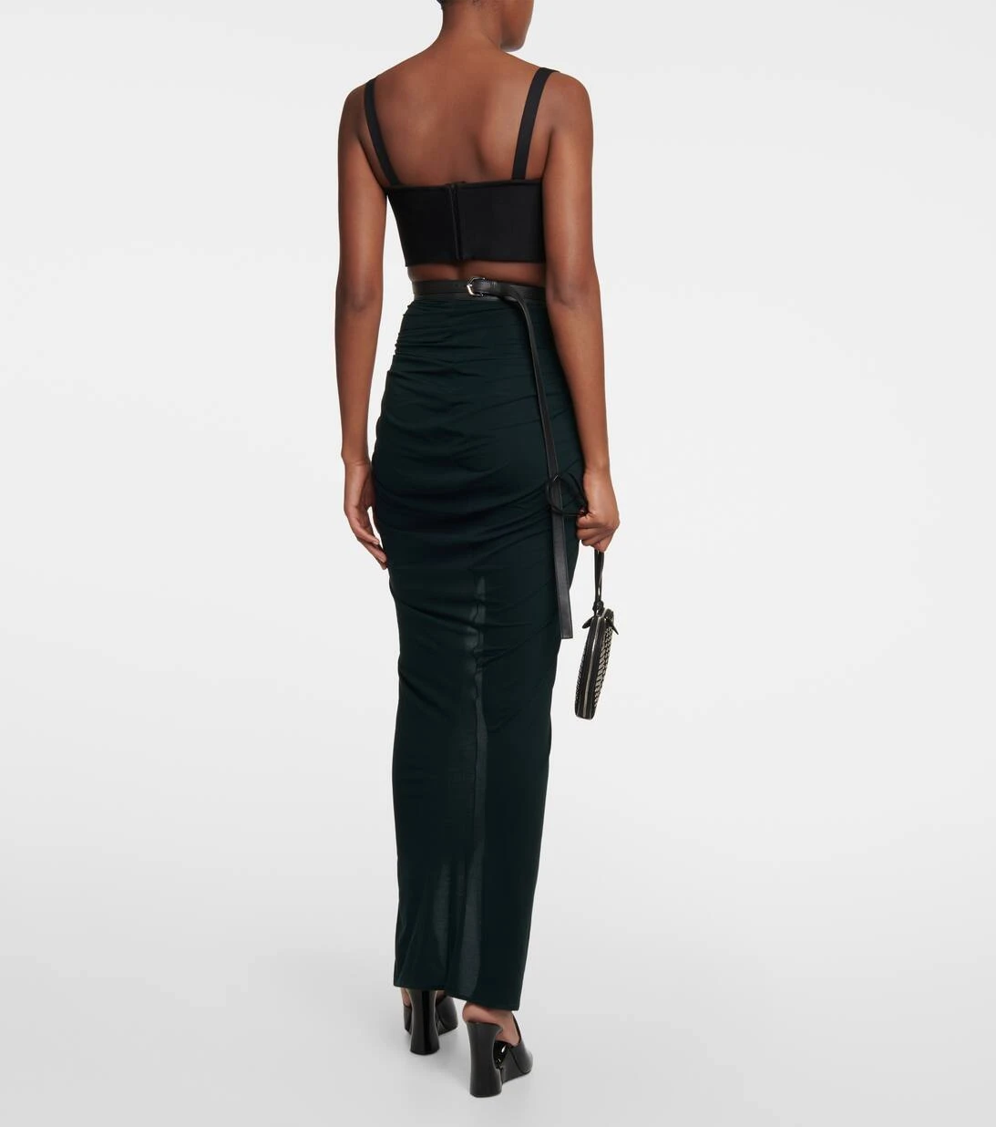 ALAIA Maxirock Aus Jersey 3 ALAIA Maxirock Aus Jersey – Bild 3