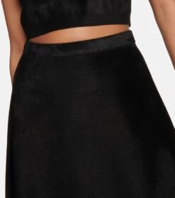 ALAIA Minirock Aus Samt -Odabashsa Geschaft P00746931 d1