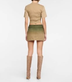 Dion Lee Wickelrock Aus Denim -Odabashsa Geschaft P00749231 b2