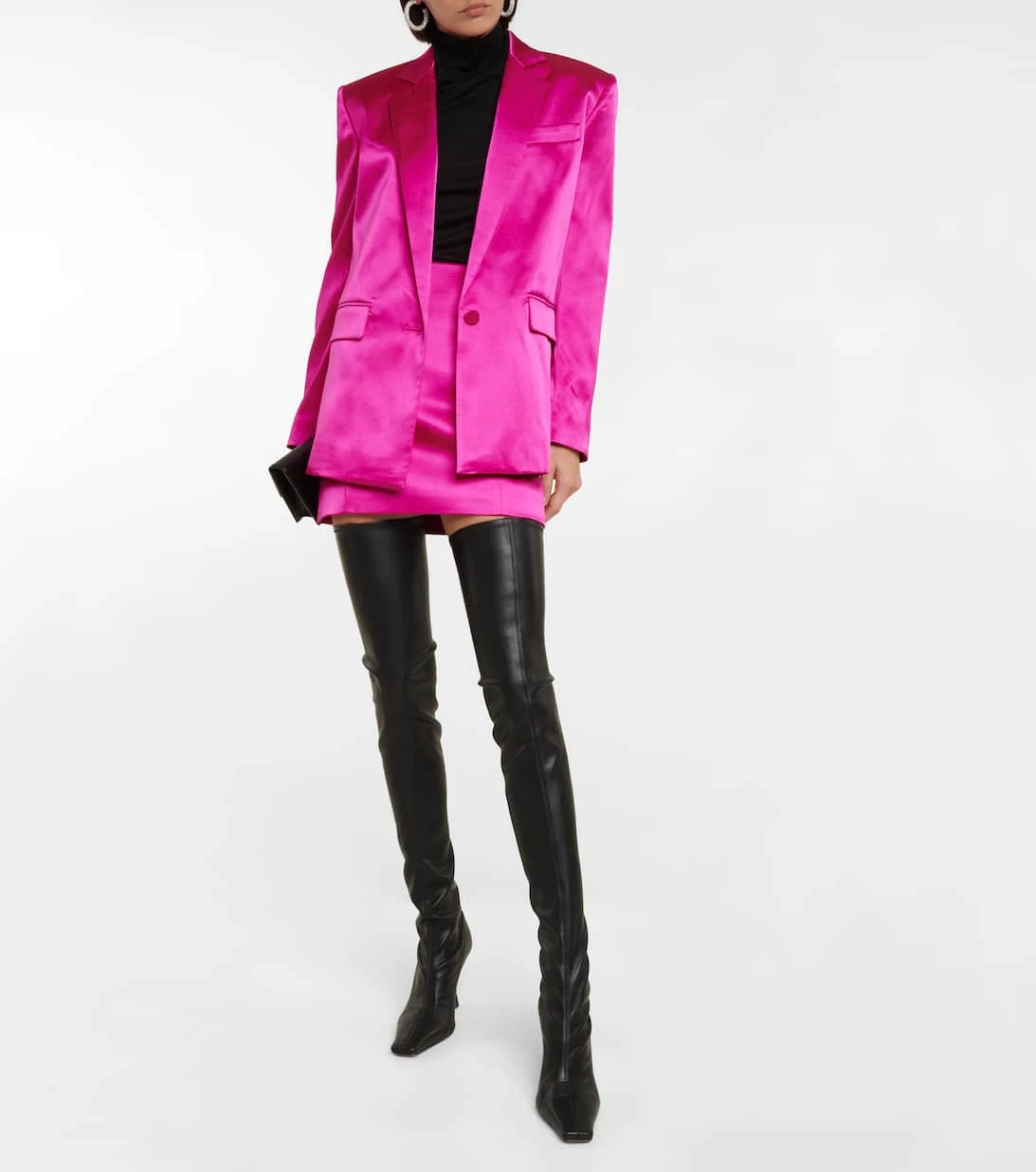 FRAME Minirock Aus Satin 2 FRAME Minirock Aus Satin – Bild 2