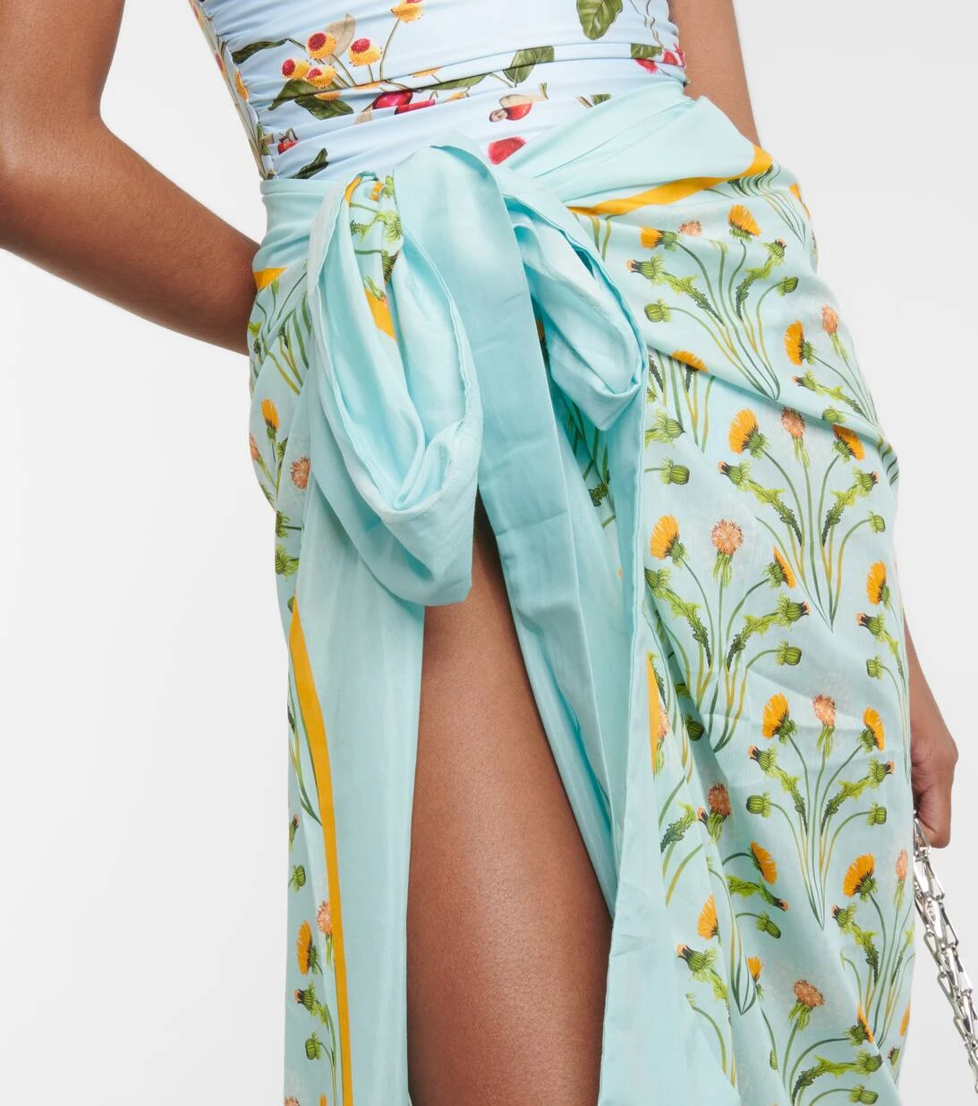 Sarong Lavanda Aus Baumwolle Und Seide 4 Sarong Lavanda Aus Baumwolle Und Seide – Bild 4