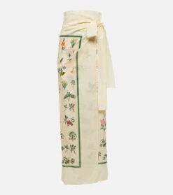 Cover-up Lavanda Aus Baumwolle Und Seide