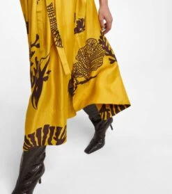 Bedruckter Maxirock Coco Aus Seide 9 Bedruckter Maxirock Coco Aus Seide -Odabashsa Geschaft P00749717 d2