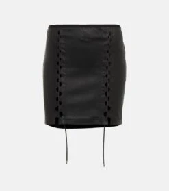 Dion Lee Minirock Aus Leder