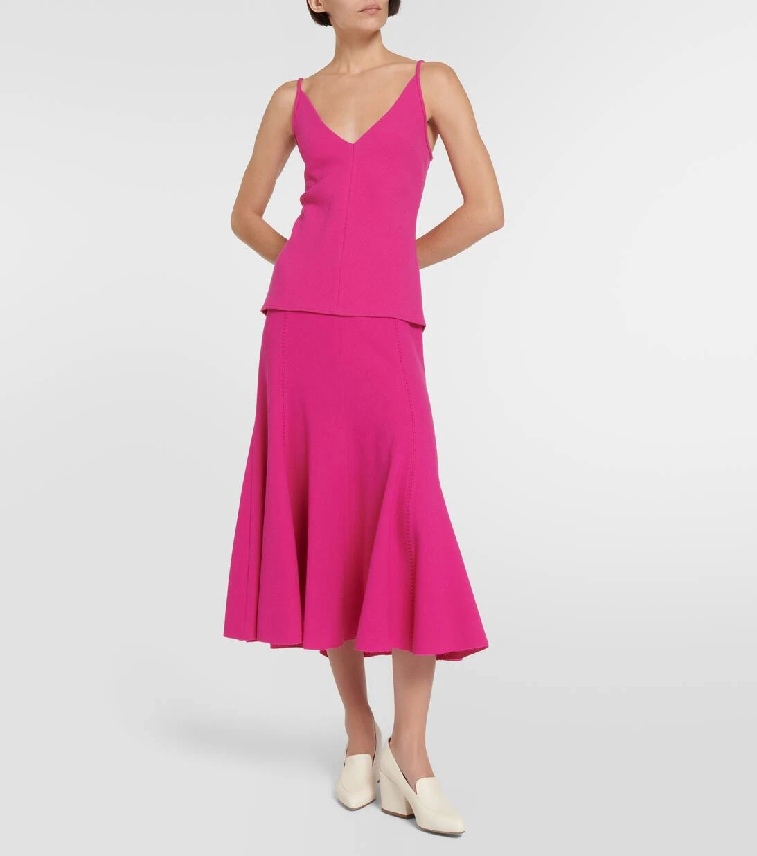 High-Rise-Midirock Aus Schurwolle 2 High-Rise-Midirock Aus Schurwolle – Bild 2