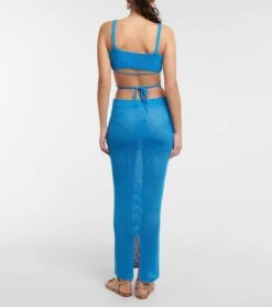 Maxirock Alma Aus Häkelstrick -Odabashsa Geschaft P00750483 b2