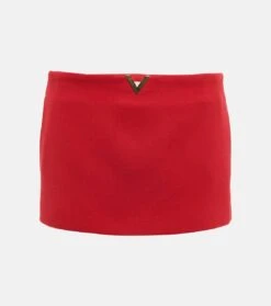 Valentino Skort VLogo Aus Crêpe