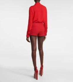 Valentino Skort VLogo Aus Crêpe -Odabashsa Geschaft P00751557 b2