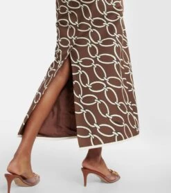 Valentino Bedruckter Maxirock 9 Valentino Bedruckter Maxirock -Odabashsa Geschaft P00751561 d2