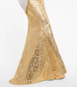 Valentino Maxirock Aus Brokat -Odabashsa Geschaft P00751566 d2